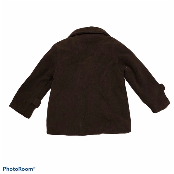 Only Kids double breasted brown peacoat, khakis & shirt outfit - Picture 3 of 11